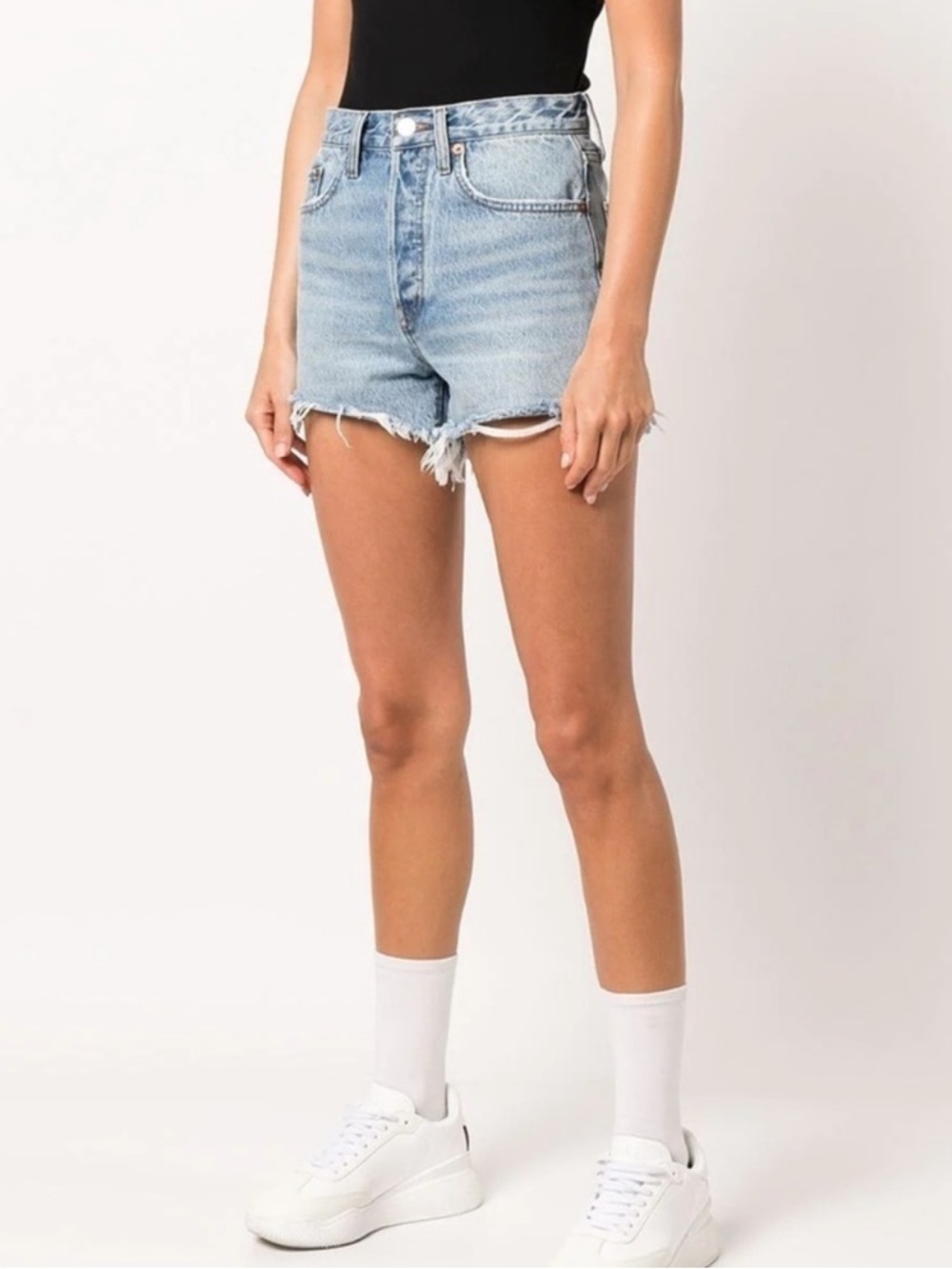 NWT Re/Done 70’s High Rise Shorts